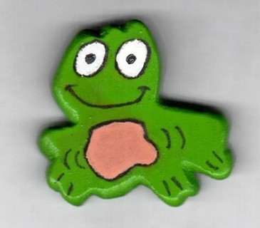 Little Green Frog Magnet #2 (PLEASE READ DESCRIPTION)