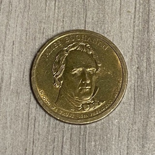 James Buchanan Golden Dollar Coin!