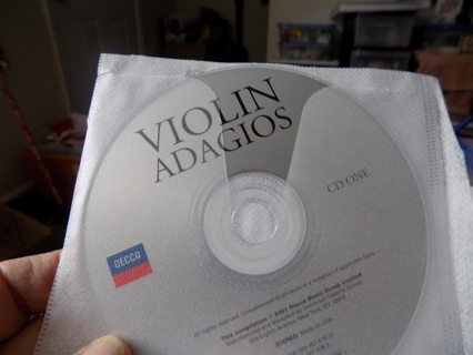 2 disc set Violin Adagios CD