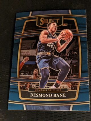 2021/22 Panini select Desmond bane no 63 Memphis grizzlies 