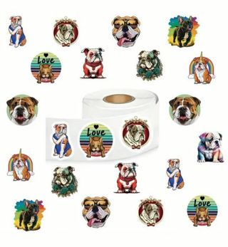 ➡️NEW⭕(10) 1" FRENCH BULLDOG STICKERS!!⭕DOG