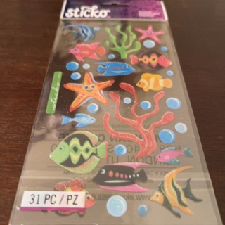 Sticko sea creature stickers