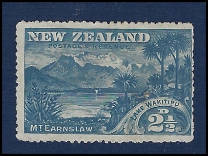 1898 NEW ZEALAND stamp, Lake "WAKITIPU", Scott 73, est CV $24.00