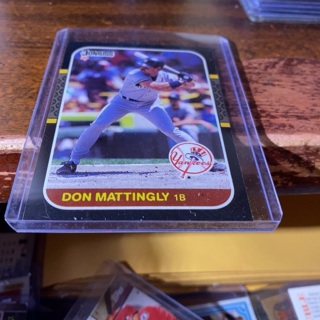 1987 donruss Don mattingly baseball card 