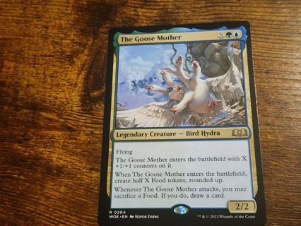 Magic the gathering mtg The Goose Mother rare card Wilds of Eldraine