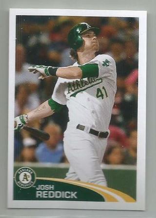 (1) 2012 Topps Stickers Josh Reddick #106 Athletics