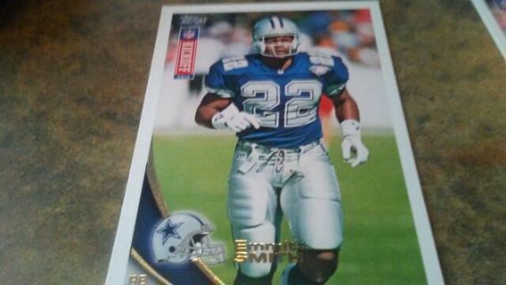 2012 TOPPS KICKOFF EMMITT SMITH DALLAS COWBOYS FOOTBALL CARD# 40 HALL OF FAMER