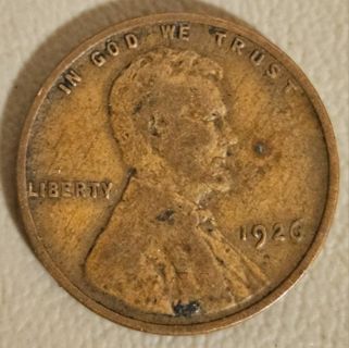 1926 Copper Lincoln Wheat Cent