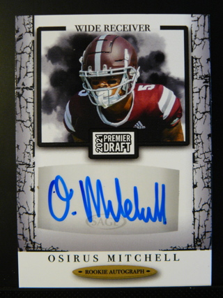 2021 Sage Premier Draft #A74 Osirus Mitchell Rookie Autograph