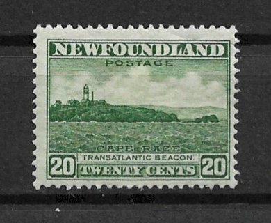 1932 Newfoundland Sc196 20¢ Cape Race MH