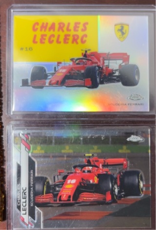 Charles LeClerc Chrome Rookie Cards