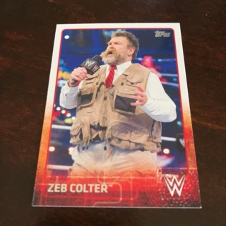 2015 Topps WWE - [Base] #87 Zeb Colter