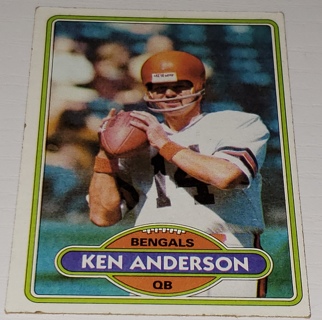 ♨️♨️ 1980 Topps Ken Anderson Football card #388 Cincinnati Bengals  ♨️♨️ 