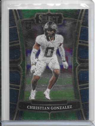 Christian Gonzalez 2023 Select Draft #15 Rookie Card