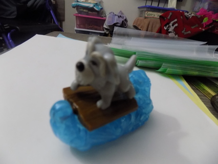 MAX the dog from Disney';s Little Mermaid riding a wave McDonalds toy