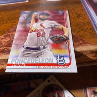 2019 topps series one Daniel poncedeleon rookie baseball card 