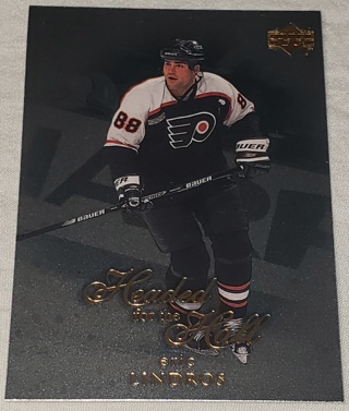 ♨️♨️ 1999-00 Upper Deck Headed for the Hall Eric Lindros #HOF-7 Philadelphia Flyers Insert card ♨️♨️