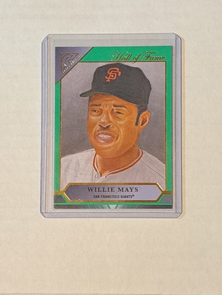 *Giants* Rare Willie Mays Low #ed Topps Gallery Hall of Fame Insert