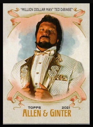 2021 Topps WWE Heritage - Million Dollar Man Allen & Ginter Insert AG-15