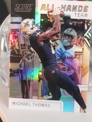 2019 Foil Michael Thomas Score New Orlean Saints