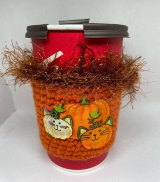 Halloween Coffee Cup Cozie.. 