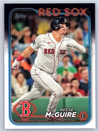 2024 Topps #474 Reese McGuire Boston Red Sox