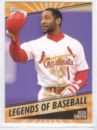 Ozzie Smith 2021 Topps Opening Day Legends of Baseball St. Louis Cardinals