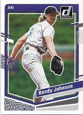 2023 DONRUSS RANDY JOHNSON CARD