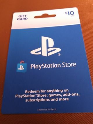PlayStation Store Card 10$