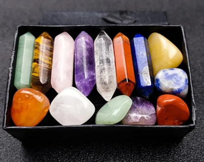 Quartz Crystal Chakra Healing Stones