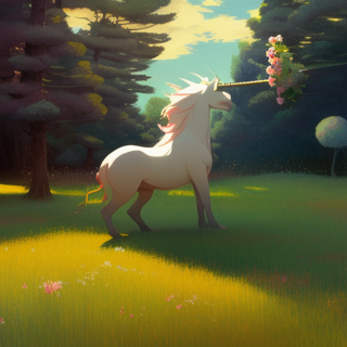 Listia Digital Collectible: Unicorns Love Flowers