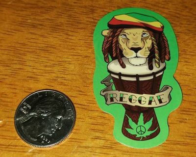 Bob Marley/Rasta/Reggae Sticker (#42)