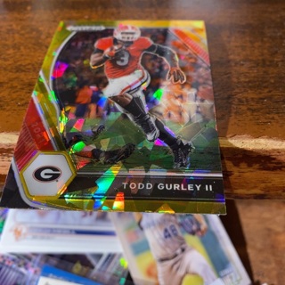 2021 panini prizm draft picks cracked ice Todd gurley ll football card 