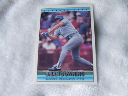 1992 Brian Downing Texas Rangers Donruss Card #167