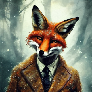 Listia Digital Collectible: [A17] Fox Art Collection: #005