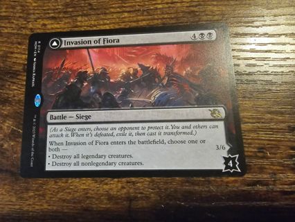 Magic the gathering mtg Invasion of Fiora rare card March of the machine