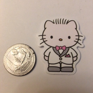 Hello Kitty sticker read description before bidding