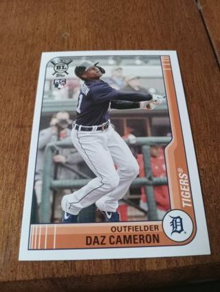 2021 Daz Cameron Rookie Card
