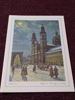 Germany Holiday Card - Theatiner Church in Munich