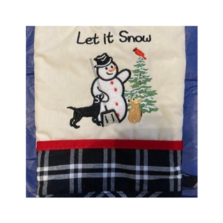 Frosty the Snowman Oven Mitt