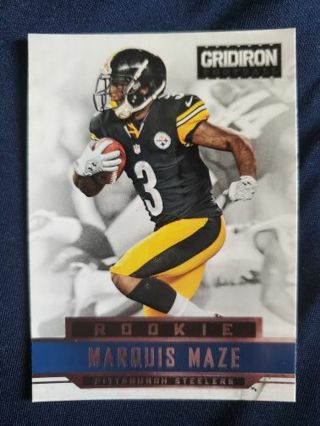 2012 Panini Gridiron Rookie Marquis Maze