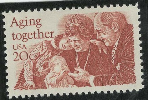 1982, #2011 Aging Together USA .20c