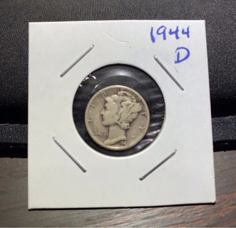 1944 D MERCURY DIME 