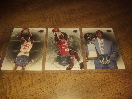 Three Card Lot NBA veteran the goat Michael Jordan 