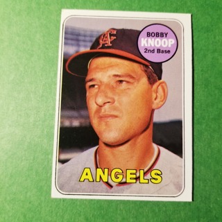 1969 - TOPPS BASEBALL CARD NO. 445 - BOBBY KNOOP - ANGELS