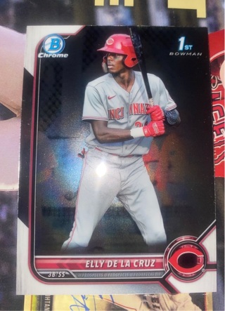 2022 Bowman Chrome Prospects #BCP-50 Elly De La Cruz Rookie Card Cincinnati Reds