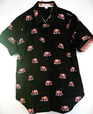 Women's S/S Size 14 Polka Dot & Elephants Top