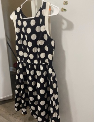 Girls Poka Dotted Dress 