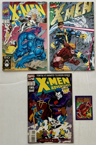 X-Men #1 A Legend Reborn 2 Jim Lee Covers / X-Men Adventures 1 Season 2 - Marvel Comics Lot of 3