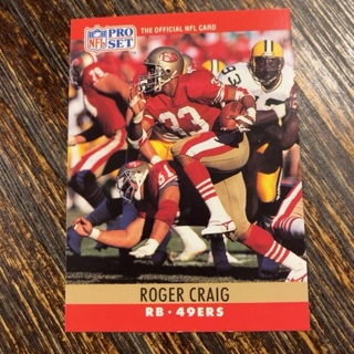 1990 Pro Set - [Base] #287.2 Roger Craig (Red Mark Removed)